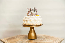 Load image into Gallery viewer, Nikaah Mubarak Acrylic Cake Topper